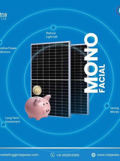 Raaj Solar - Utility-Scale & Industrial Solar Projects Our Advanced Solar Modules photo 36