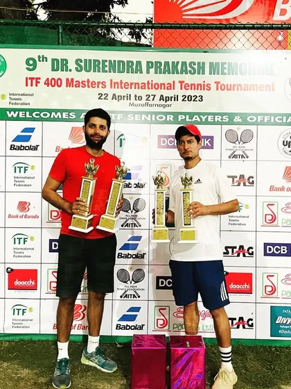 We lead by example. Here we are after winning the ITF 400 Masters International Ranking Tournament. As tournament players ourselves, we know what it takes to compete and win.