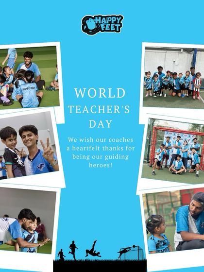 On World Teacher's Day, we give a heartfelt thanks to our guiding heroes. This collage celebrates our coaches who guide, inspire, and shape futures on and off the field.