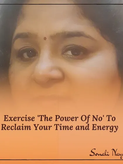 Saying 'no' is a powerful act of self respect. Every time you say no to something that drains you, you are saying yes to your own peace and well being. I teach you to exercise the power of 'no' without guilt.