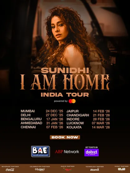 The main tour poster with AtomX highlighted as our technology partner.