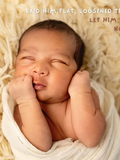 After a little break, he was calm and ready. We captured these beautiful, peaceful shots by simply following his lead.