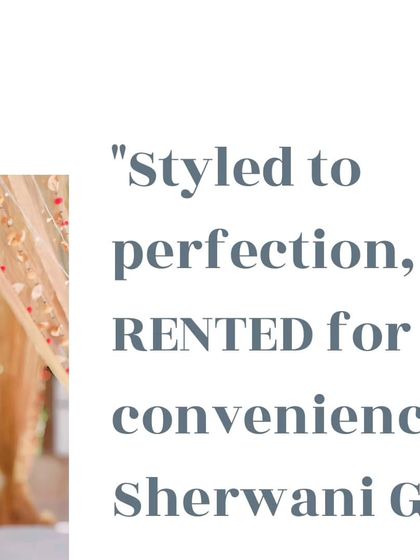 Styled to perfection, rented for your convenience. We have sherwani goals for every groom, with a wide variety of styles to choose from.