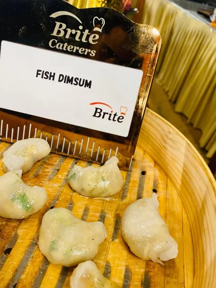 A close-up of the Fish Dimsum, another popular choice from my live-steamed dim sum menu.
