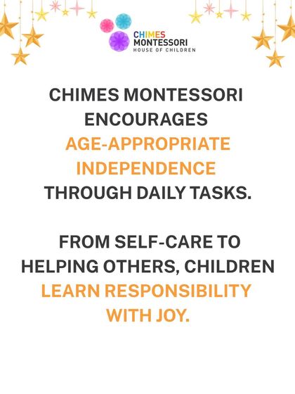 Chimes Montessori - Toddler Program (From 18 months) The Montessori Way: Learning for Life photo 38