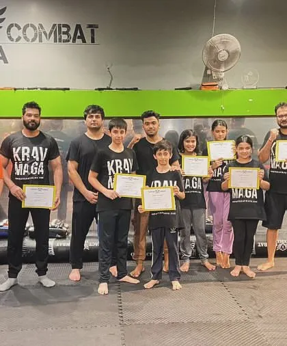 The entire graduating class of Warrior Level 1. It is inspiring to see so many individuals commit to their own safety and growth.