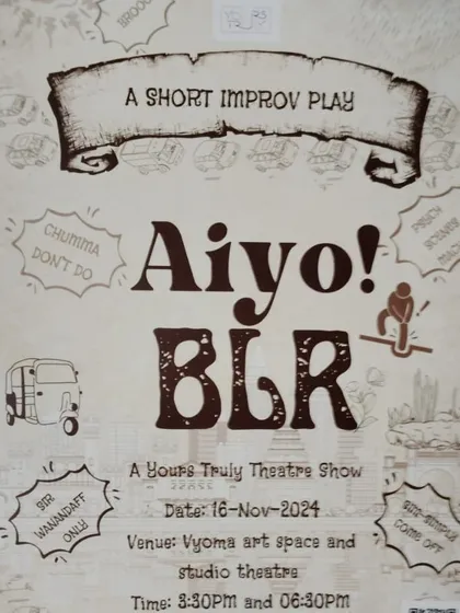 Aiyoo! What Machaa? We love hosting events that capture the true spirit of Bengaluru. Our space is perfect for unscripted, high-energy improv comedy shows that bring the house down with laughter.