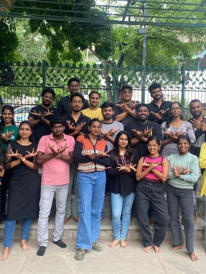 A snapshot of our long-term volunteers at a classical dance workshop. We have over 100 dedicated volunteers supporting activities across 10 locations every weekend.