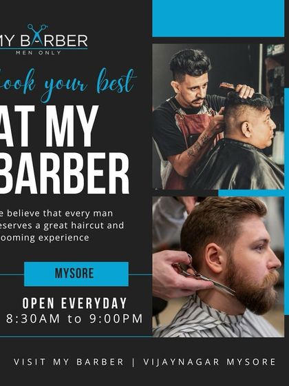 We are open every day from 8:30 AM to 9:00 PM because we believe every man deserves a great haircut and grooming experience, any day of the week.