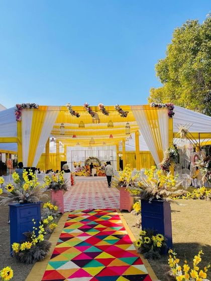 Nirvana Event and Decor - Wedding Planning & Thematic Decoration Vibrant Haldi & Mehendi Ceremonies photo 26