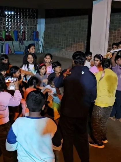 A candid shot from one of our many celebrations. The smiles on their faces say it all.