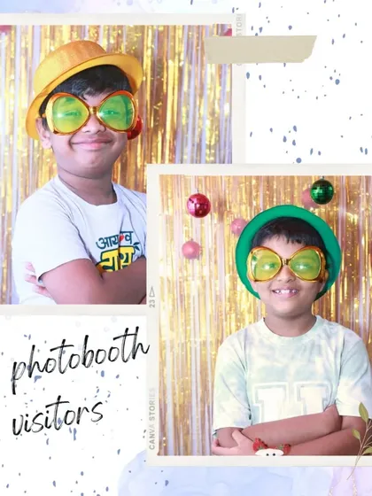 These two boys brought their cool attitudes to the photobooth. The props just added to the fun, resulting in some very memorable portraits.
