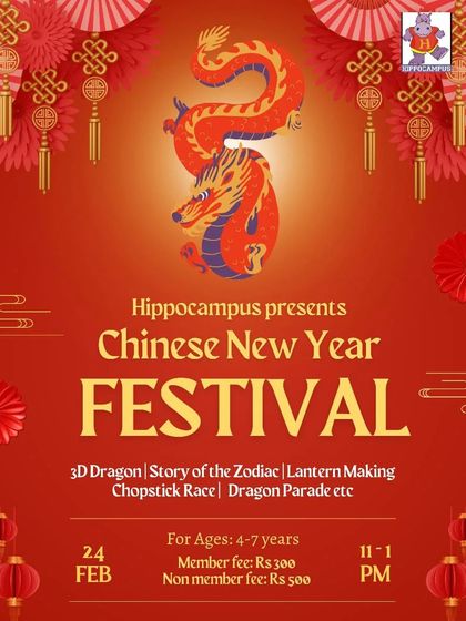 It's the Year of the Dragon! At our Chinese New Year Festival, we dive into Chinese culture with the story of the zodiac, lantern making, a chopstick race, and a grand dragon parade.