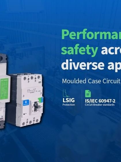 My Ewave MCCBs provide unmatched protection and performance, minimizing risks like electrical fires and equipment damage in industrial settings.