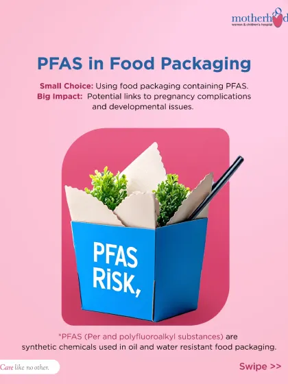Did you know that chemicals like PFAS in food packaging can pose a risk to your pregnancy? We help you identify and avoid hidden environmental factors that can impact fertility and fetal development.
