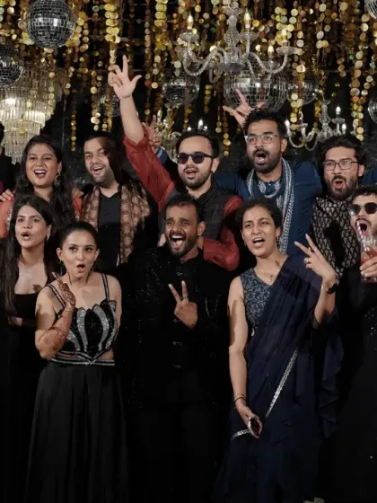 Flinters Management - Custom Wedding Design & Decor Glamorous Sangeet & Reception Nights photo 70