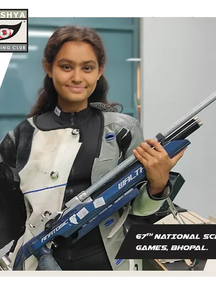 Anvii Rathod, who secured a Bronze medal in the U17 Girls category at the National School Games.