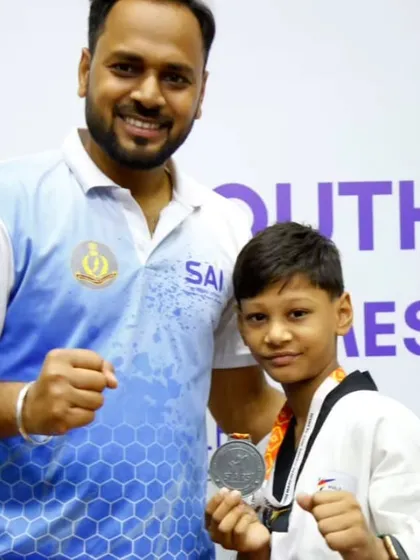 This young champ earned a silver medal at the Stairs National Youth Games. We celebrate every achievement, as each medal represents a story of hard work and perseverance.