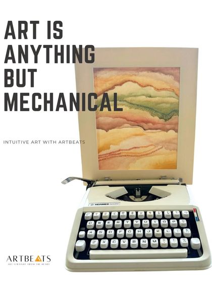 This piece was part of a six-part commission for a new home in Chennai. The client wanted something warm and uplifting. I experimented with watercolors on paper, delicately finished with hand embroidery, showing that my art is intuitive and anything but mechanical.