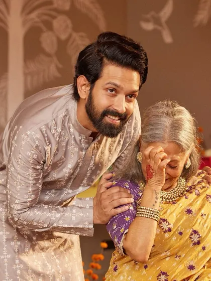 Dadi's happy tears say it all. A touching moment from the shaadi ka ghar, filled with emotion and love.