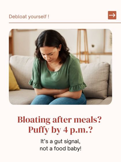 That puffy feeling in the afternoon is not a 'food baby'. It's a gut signal you shouldn't ignore. This is your body communicating an imbalance that needs attention.