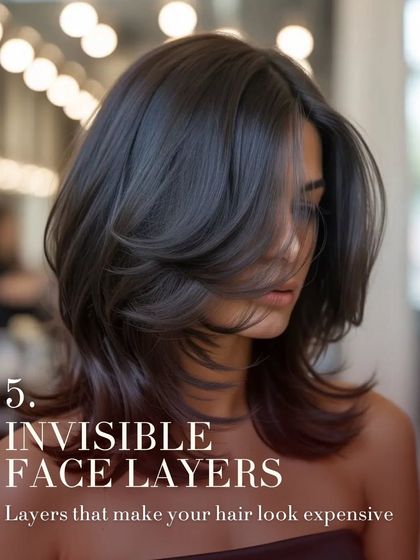 Invisible face layers are my secret for making hair look expensive. These subtle layers are cut internally to add movement and shape without sacrificing length, creating a full and flowing look.
