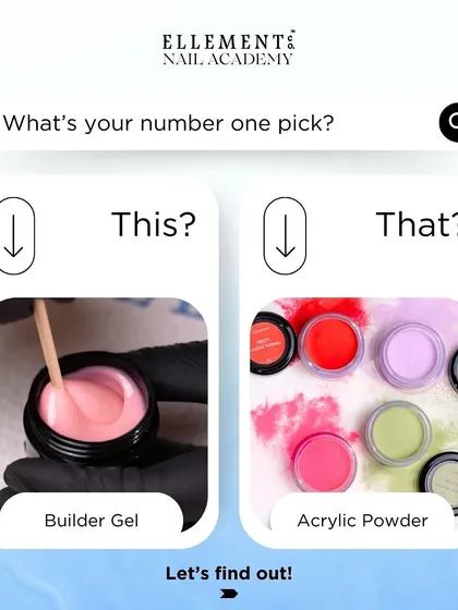 What's your number one pick: Builder Gel or Acrylic Powder? This post sparks a conversation about two of the most popular materials for nail enhancements.