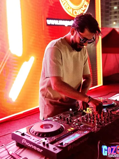 In the zone, lining up the next banger. As music producers, we are always working on new tracks to drop, ensuring our live sets are fresh, exclusive, and full of surprises.