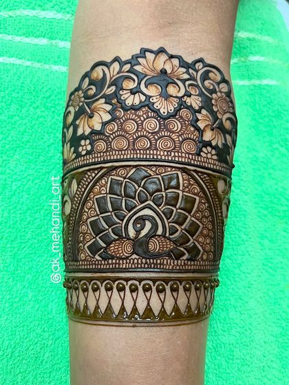 Abhishek Kumar - Bridal Mehndi Signature Patterns: Jaal, Lotus & 3D Effects photo 17