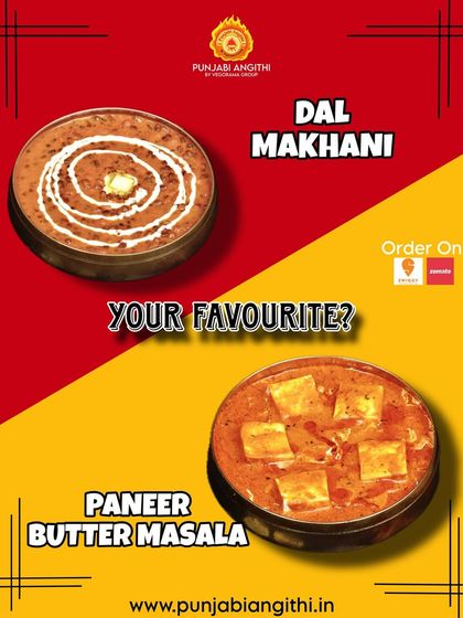 The ultimate choice: our creamy, slow-cooked Dal Makhani or the rich and tangy Paneer Butter Masala? Let us know your favourite in the comments.