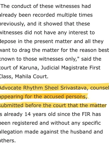 The court took note of my submission that the case had dragged on for 14 years without specific allegations. This highlights my strategy of focusing on procedural lapses and lack of evidence to win a case.