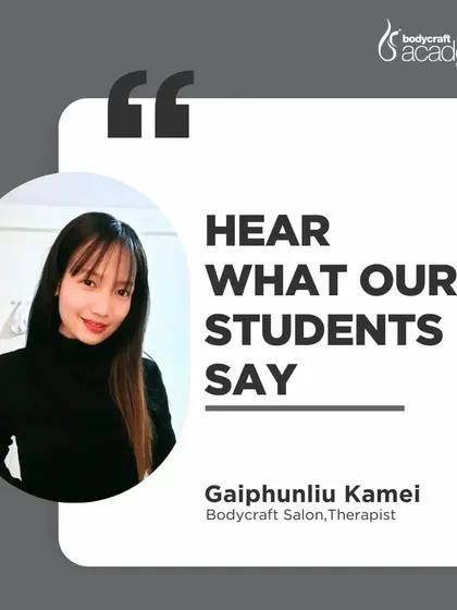 "I'm really PROUD to be part of such a great academy!" Read this glowing testimonial from our student Gaiphunliu, who secured a placement at Bodycraft Salon after her course.