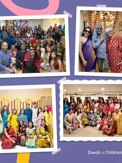 This collage captures our Diwali celebrations at our Safdarjung and Gurugram centers. The warmth of togetherness reminds us why we do what we do, building a world where children and families feel seen, supported, and valued.