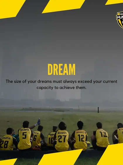 Dream. The size of your dreams must always exceed your current capacity to achieve them. We believe in surpassing limits.