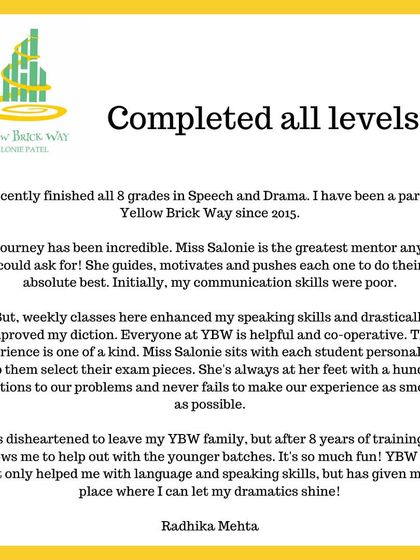 From student to curriculum design intern, Radhika's journey is a source of immense pride. This testimonial speaks to the lasting impact of our classes and the family we build along the way.