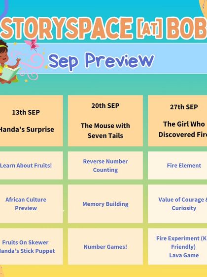A detailed look at the curriculum for our September 'Storyspace' sessions. We cover learning outcomes and activities for stories like 'Handa's Surprise' and 'The Mouse with Seven Tails.'