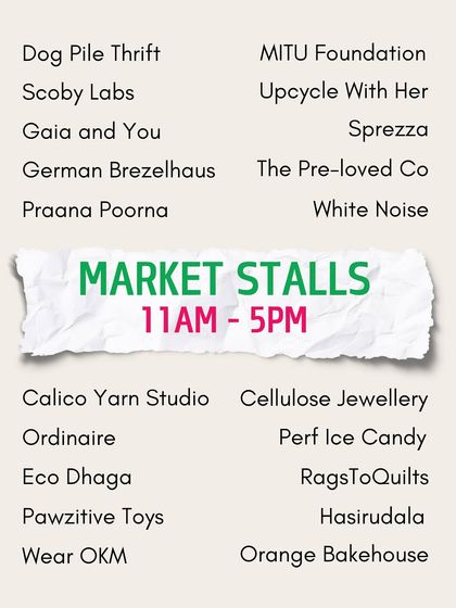 We partner with a fantastic lineup of vendors for The Re Market, including thrift stores, upcycling artists, and sustainable brands. It's the perfect place to discover treasures while supporting a circular economy.