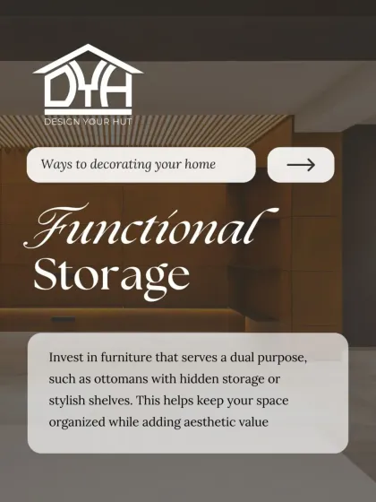 My philosophy on storage is simple: it must be functional. I believe in investing in dual-purpose furniture like ottomans with hidden storage or stylish shelves that organize your space while adding aesthetic value.