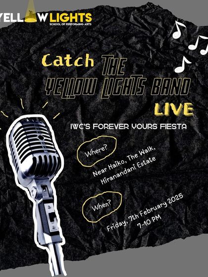 The official announcement for our show at IWC's Forever Yours Fiesta. We're bringing a mix of Hindi hits and alternative rock for a night of high-energy music.