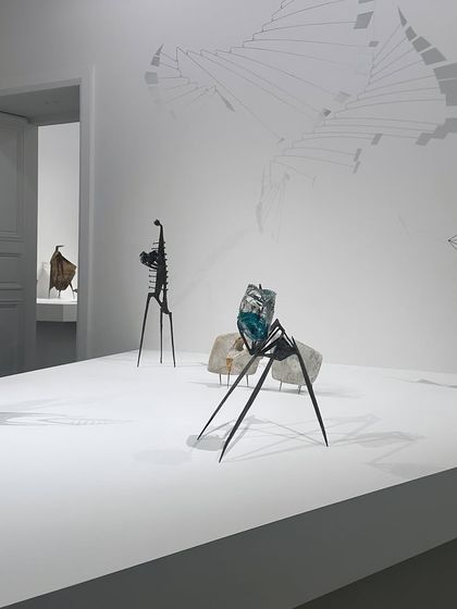 Lynn Chadwick's groundbreaking sculptures, which blend geometric shapes with living forms. This exhibition was a rare glimpse into his creative process and a huge source of inspiration.