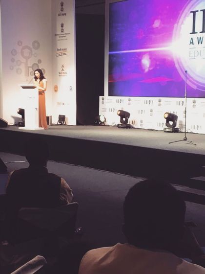 Hosting the IDA Education Awards in 2018. Award ceremonies require a specific tone that is celebratory and respectful, ensuring each winner gets their special moment in the spotlight while keeping the show moving smoothly.