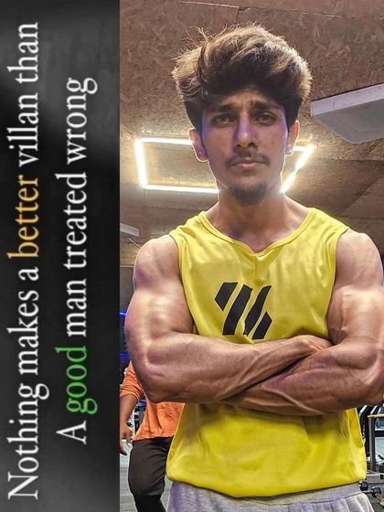 A good man treated wrong can become a powerful force. I channel all my energy into my training, building a stronger version of myself every day.