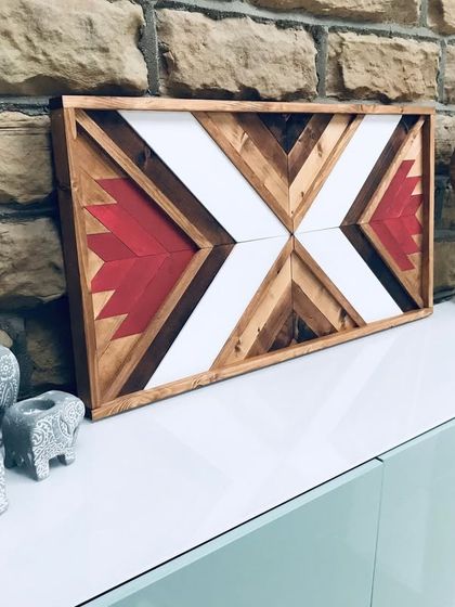 Best of Bharat - 3D & Sculptural Wall Art Colorful Boho & Aztec Mosaics photo 7