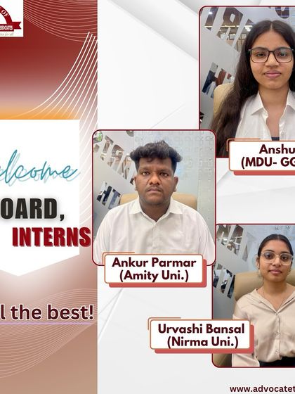 Welcoming our new interns from MDU, Amity University, and Nirma University. Each intern brings a unique perspective, and I am committed to providing them with a meaningful and educational experience.