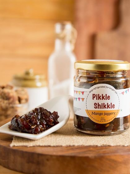 This Mango Jaggery pickle is a family recipe. It's seedless, easy to eat, and a favourite among both kids and adults.
