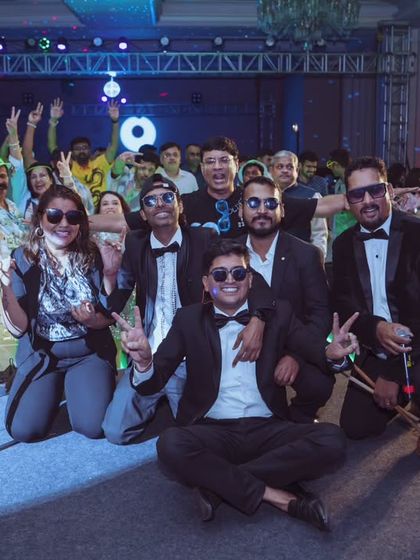 The best moments are when we get to celebrate with the crowd. A post-show picture with the amazing team from Apollo Hospitals after a night of non-stop music and dancing.