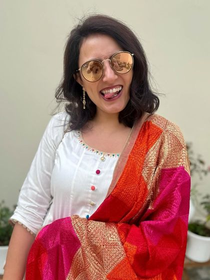 A fun and goofy picture, because dressing up should be enjoyable.