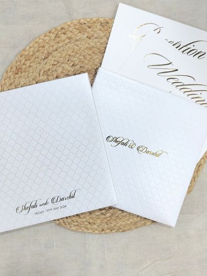 House Of Cards - Special Occasion Invitations Modern Elegance: Vellum, Pastels & Wax Seals photo 57