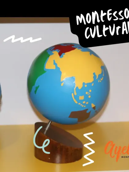 Cultural materials, like the globe, are a key part of our curriculum. They give children a concrete understanding of geography, history, and science, helping them find their place in the world and the universe.