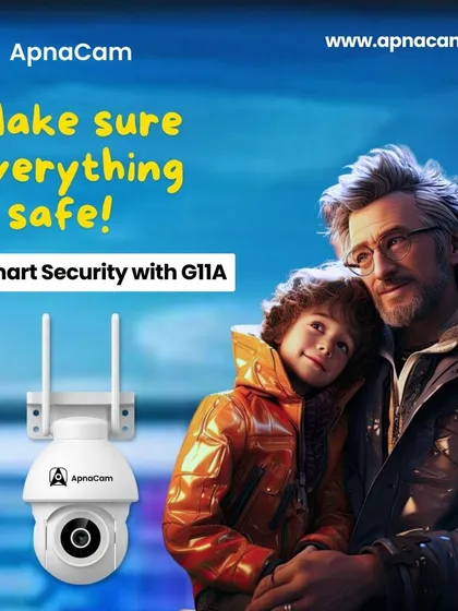 Make sure everything is safe with the G11A. This smart security camera is ideal for watching over your family and property, providing a sense of security.
